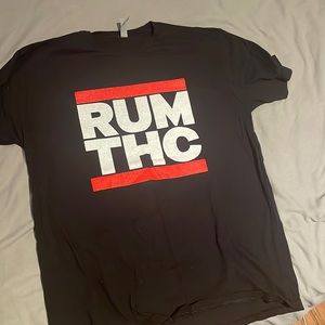 Rum thc shirt in the style of Run DMC